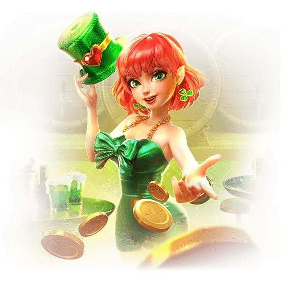 ภาพเกม Lucky Clover Riches PG SLOT ธีมเอลฟ์สาวและโคลเวอร์นำโชค