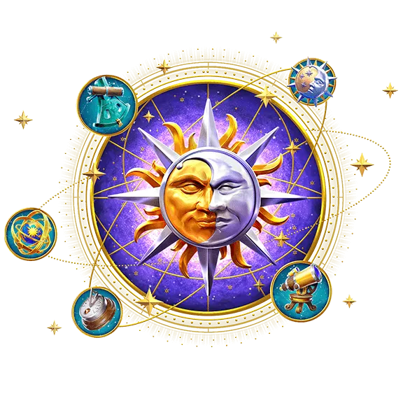 ภาพเกมสล็อต Destiny of Sun & Moon PG SLOT เกมพระอาทิตย์พระจันทร์แห่งโชคชะตา
