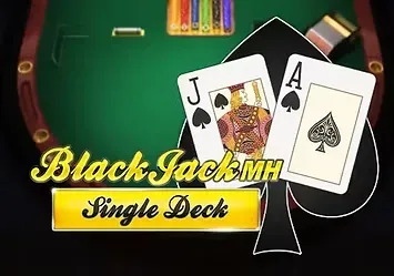 06 Single Deck BlackJack MH Playn GO casino games PGVIP69